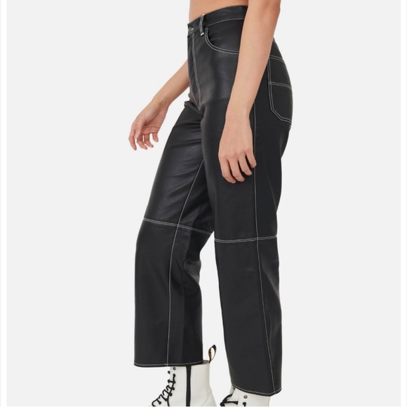 The It Factor vegan leather pants by We The Free from Free People in size 14 - Picture 9 of 15